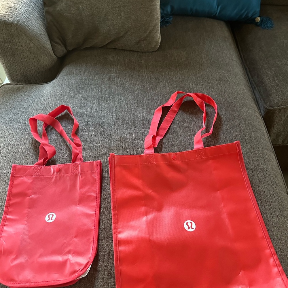 lululemon athletica Red Tote Bags